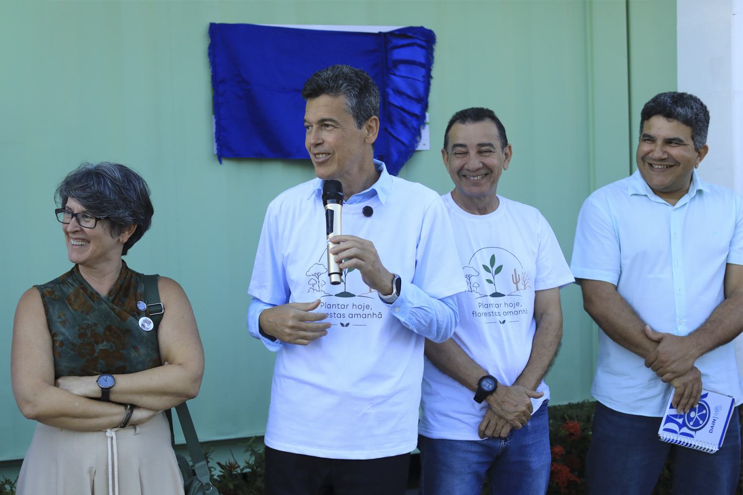 Reitor da UFS, André Maurício, fez uso da palavra na cerimônia (Foto: Adilson Andrade/Ascom UFS)