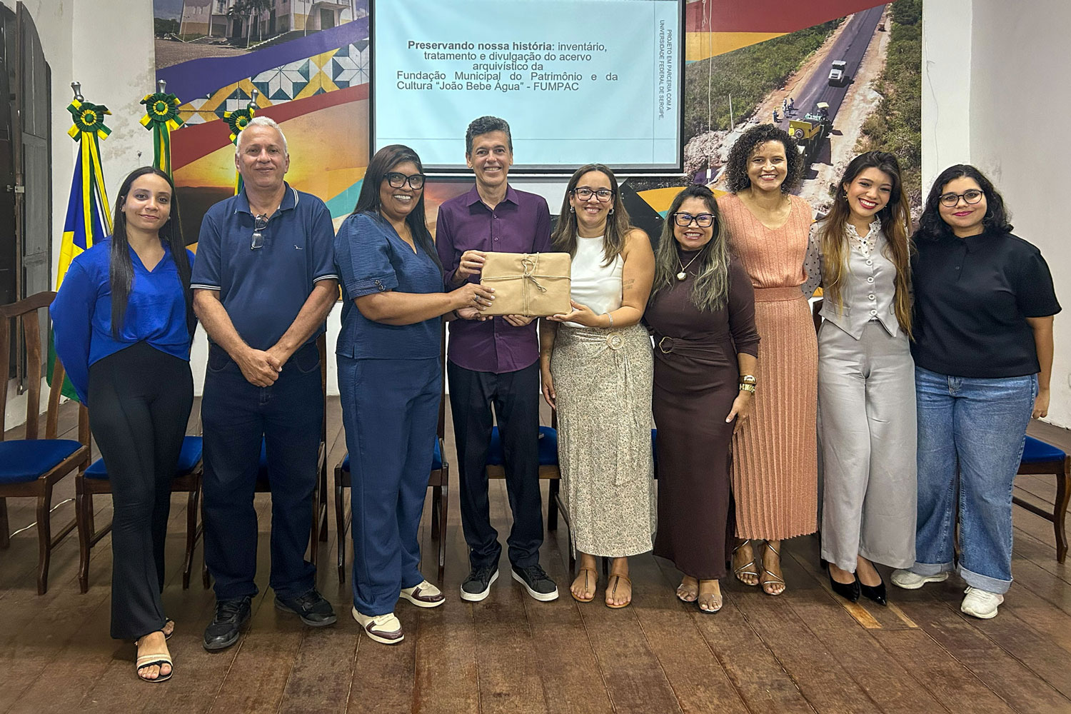 O evento ocorreu no Auditório do Paço Municipal, na Praça São Francisco, em São Cristóvão.