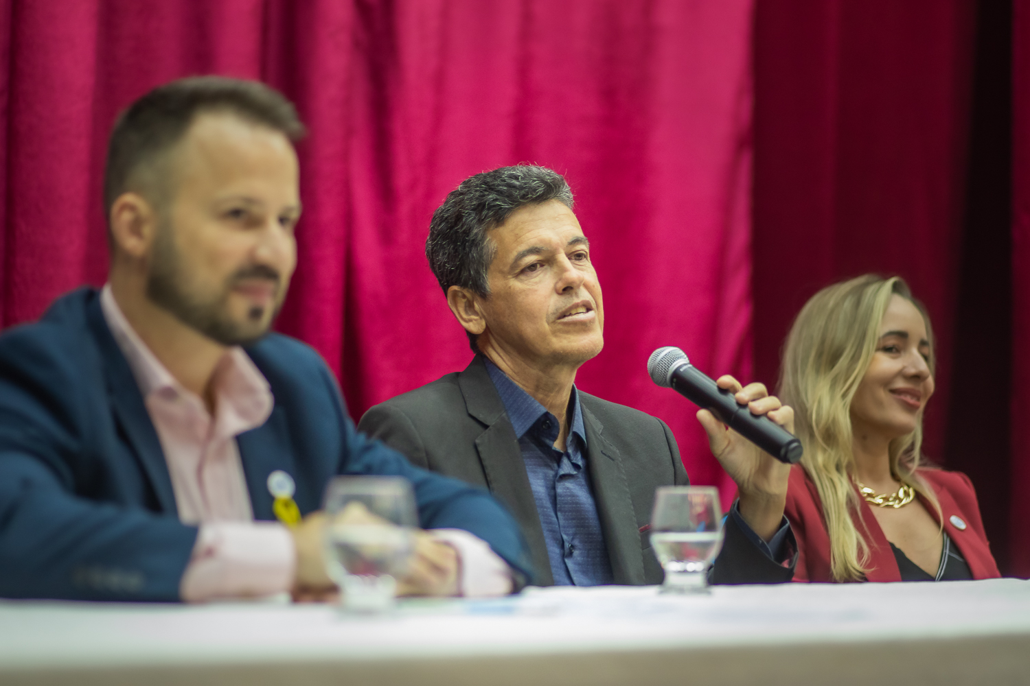 André Maurício, reitor da UFS salientou a importância do momento (Foto: Jackson Bandeira/Ascom UFS)