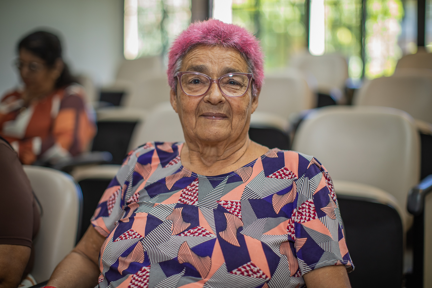 A aposentada Ilza Araújo. (Foto: Jackson Bandeira/Ascom UFS)