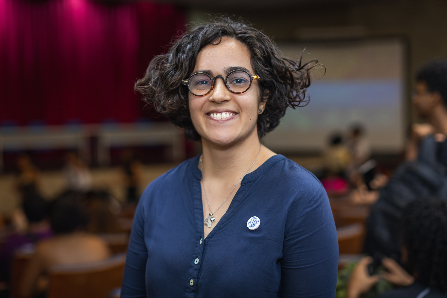 Mariana Gomes, representante da Divisão de Assistência e Integração Estudantil (Foto: Jackson Bandeira/Ascom UFS)