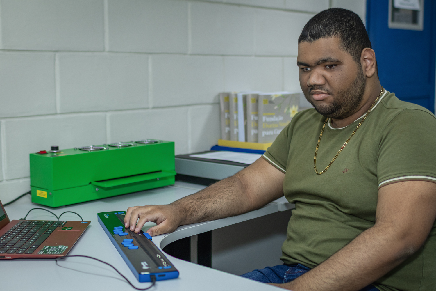 O estudante Ramon Oliveira. (Foto: Jackson Bandeira/Ascom UFS)