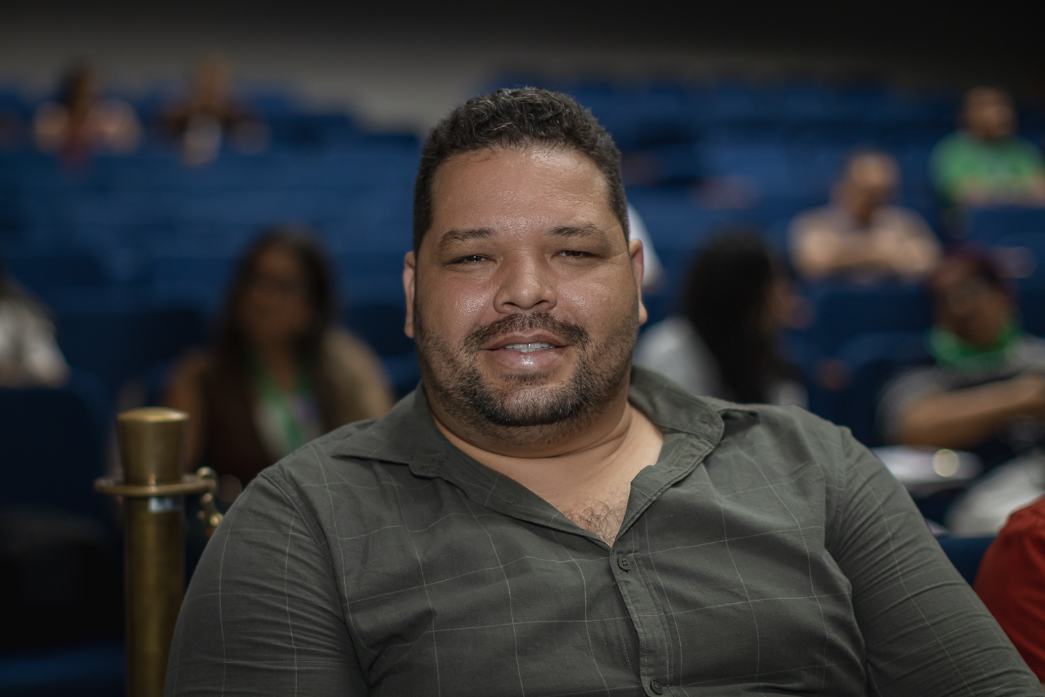 O conselheiro tutelar, Adriano Santos. (Foto: Jackson Bandeira/Ascom UFS)