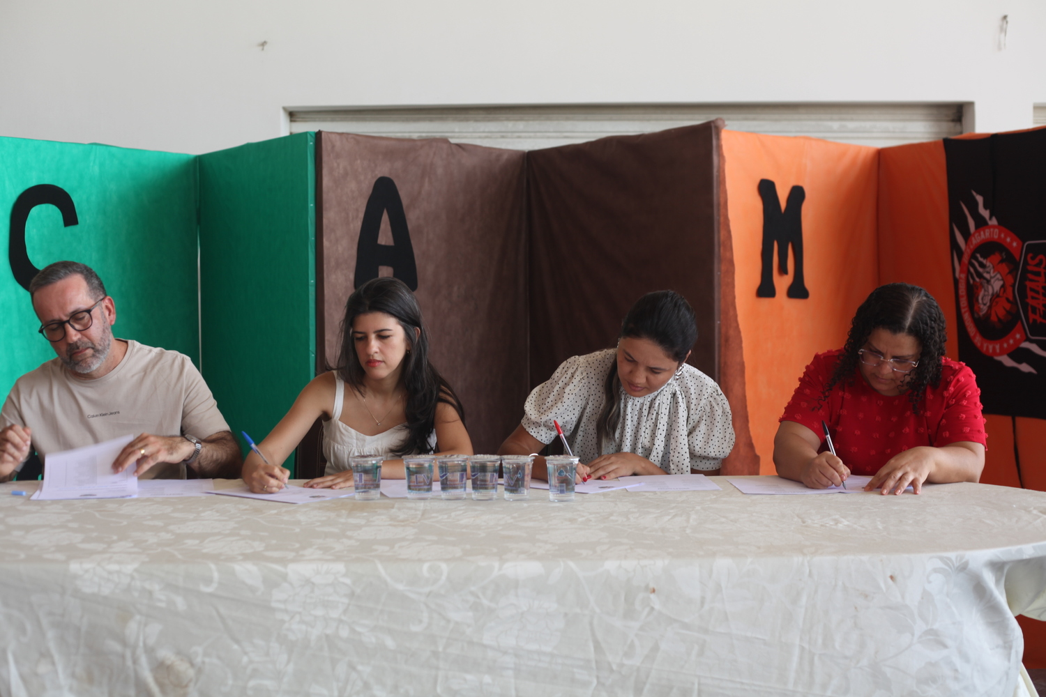 Jurados avaliaram desempenho nas provas (Foto: Ana Laura Farias/Campus Lagarto)