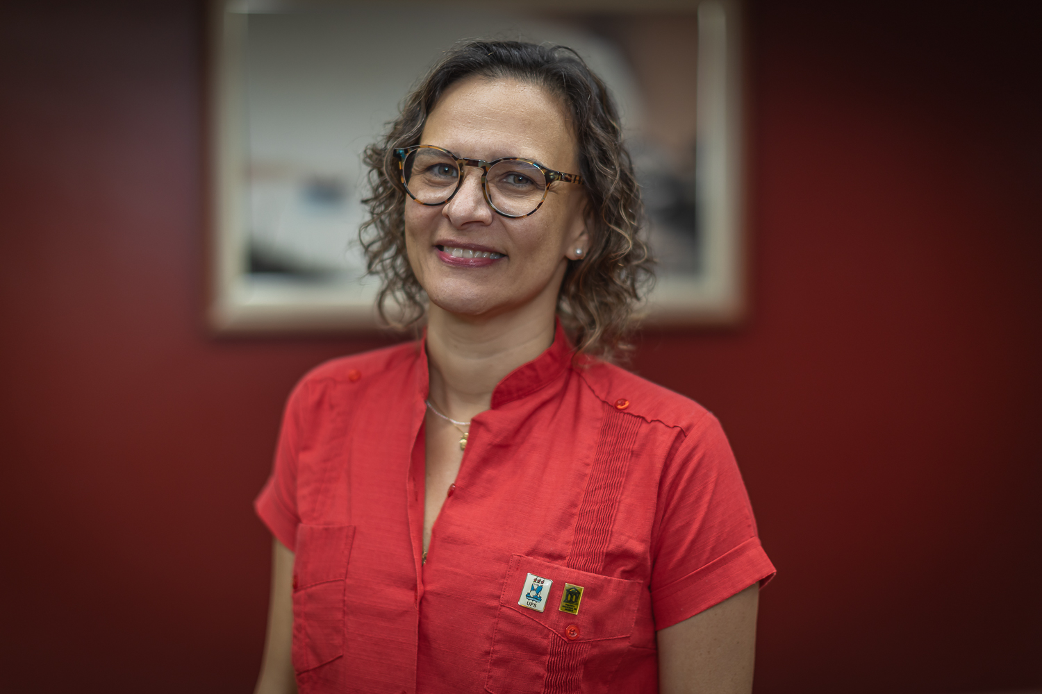  Profª Drª Ana Karina Calmon.  (Foto: Jackson Bandeira/Ascom UFS)