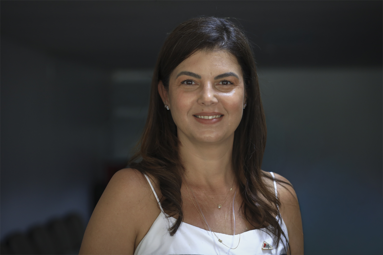 Coordenadora nacional do Colégio de Pró-Reitores de Graduação, a professora Katiuscia Antunes. (Foto: Adilson Andrade/AscomUFS)