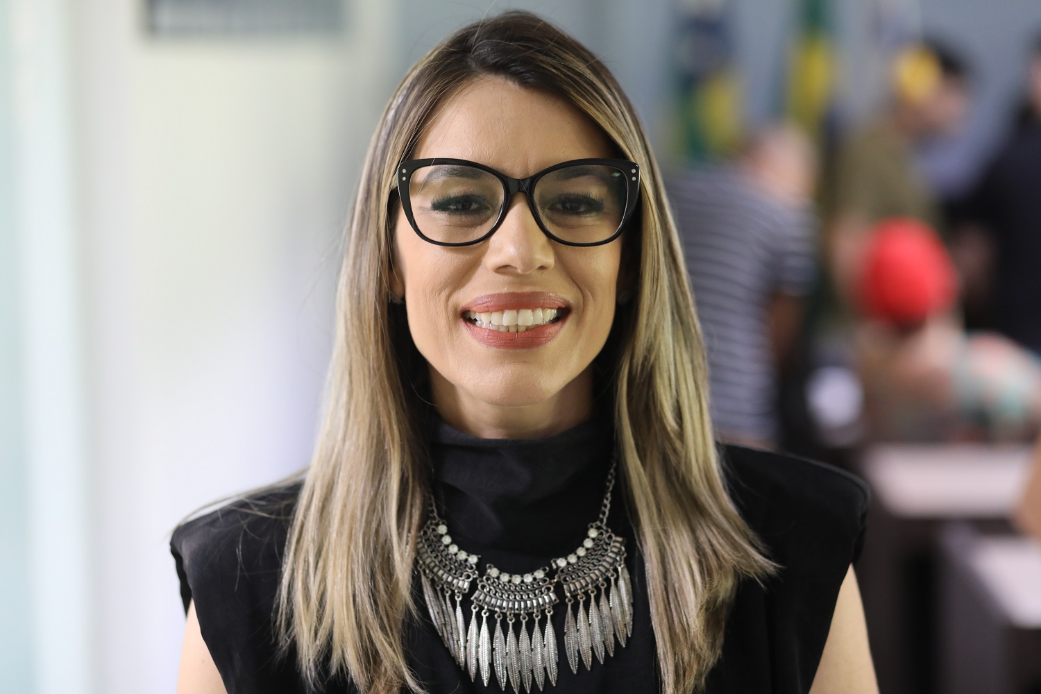 Profesora Dra. Bárbara Rosa, coordenadora do evento.