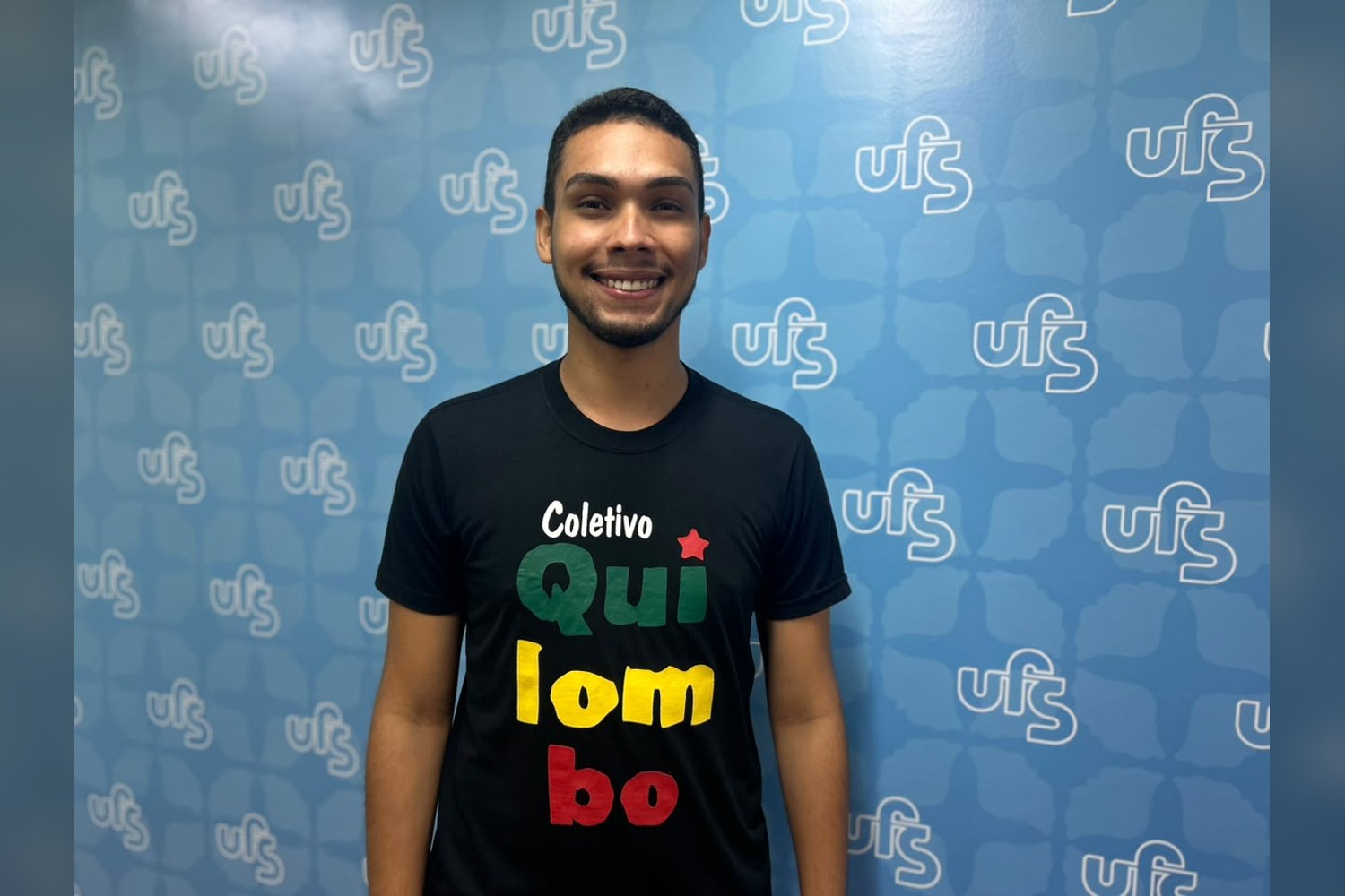 O presidente do DCE, Fábio Henrique. (Ascom UFS)