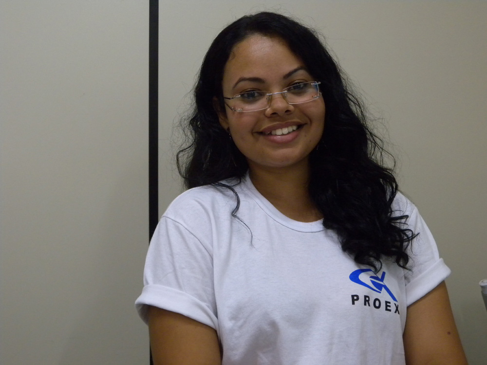 Alana Vasconcelos, coordenadora da Educação Ambiental