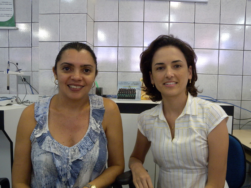 Elma Wartha (esquerda) e Flávia Milagres.