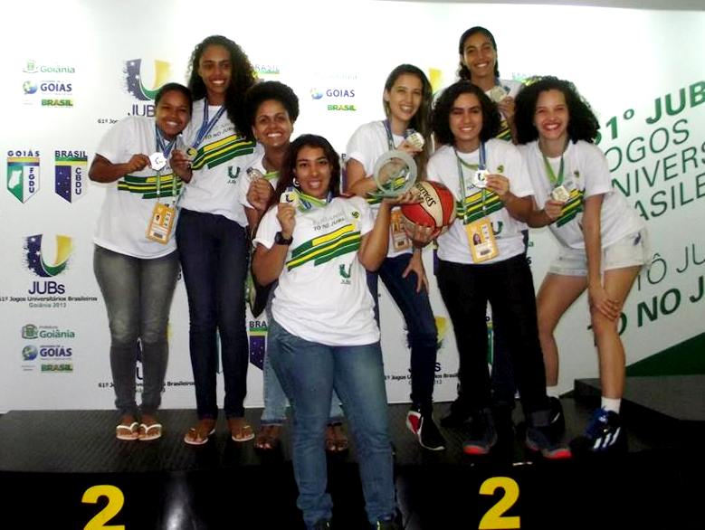 Basquete feminino conquista o segundo lugar no JUBs