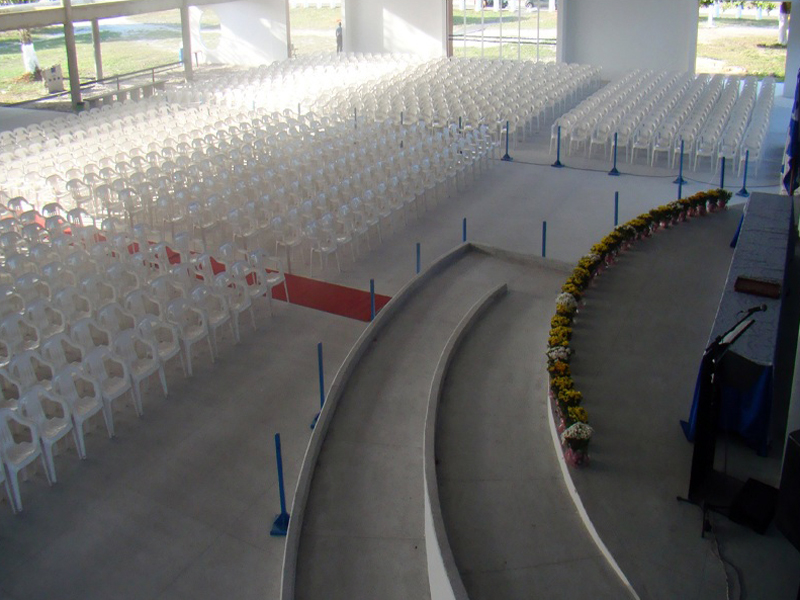 Em São Cristóvão, solenidades acontecem no Centro de Vivência (Foto: Juacy Jr.)