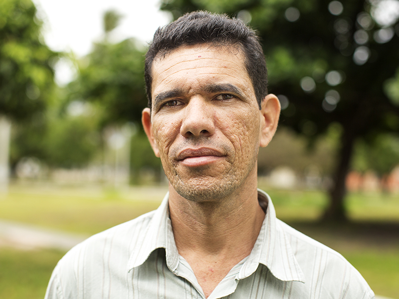 Eronides Soares Bravo, aluno do Prodema [Foto: Adilson Andrade/AscomUFS]