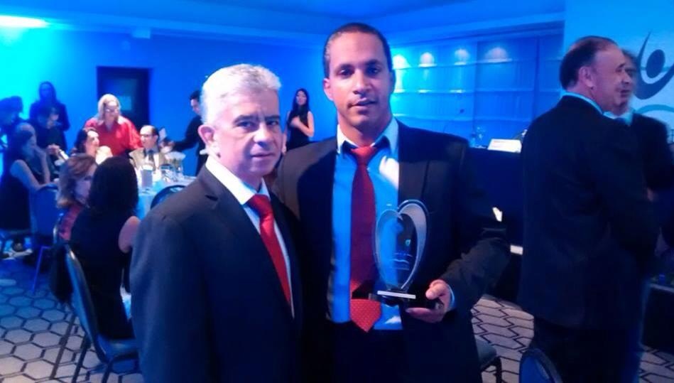 Marcelo Mota e Luiz Moreira, editor-chefe da Arquivos Brasileiros de Cardiologia