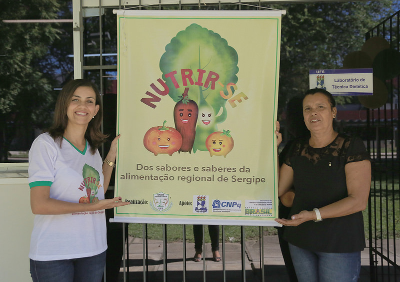 Danielle Goes, chefe do departamento e Ieda Nery, coordenadora da creche