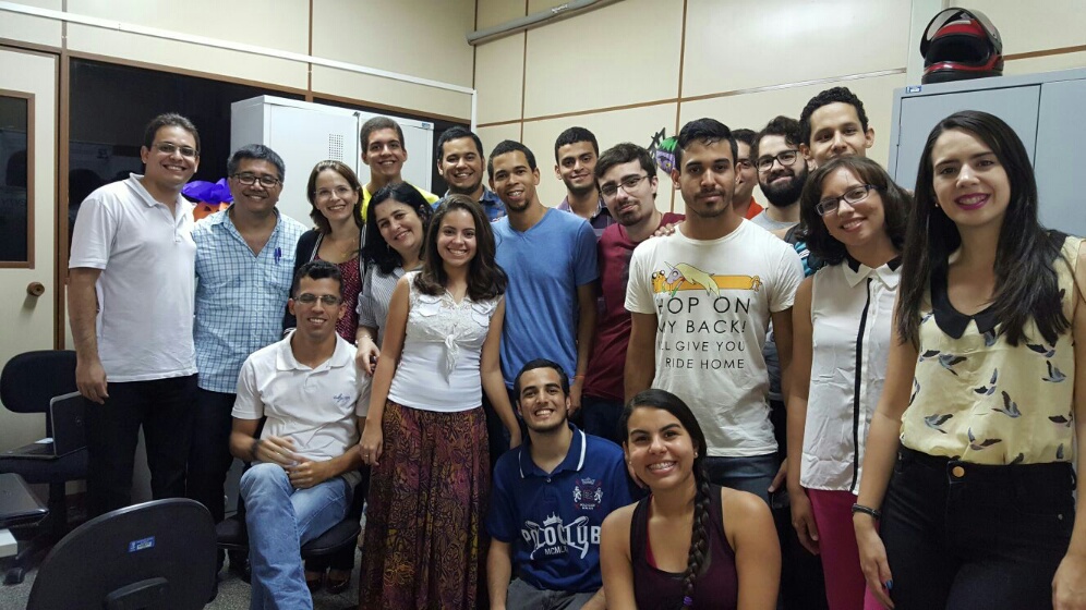 Participantes do  Encontro Internucli do Inglês sem Fronteiras na UFS. 