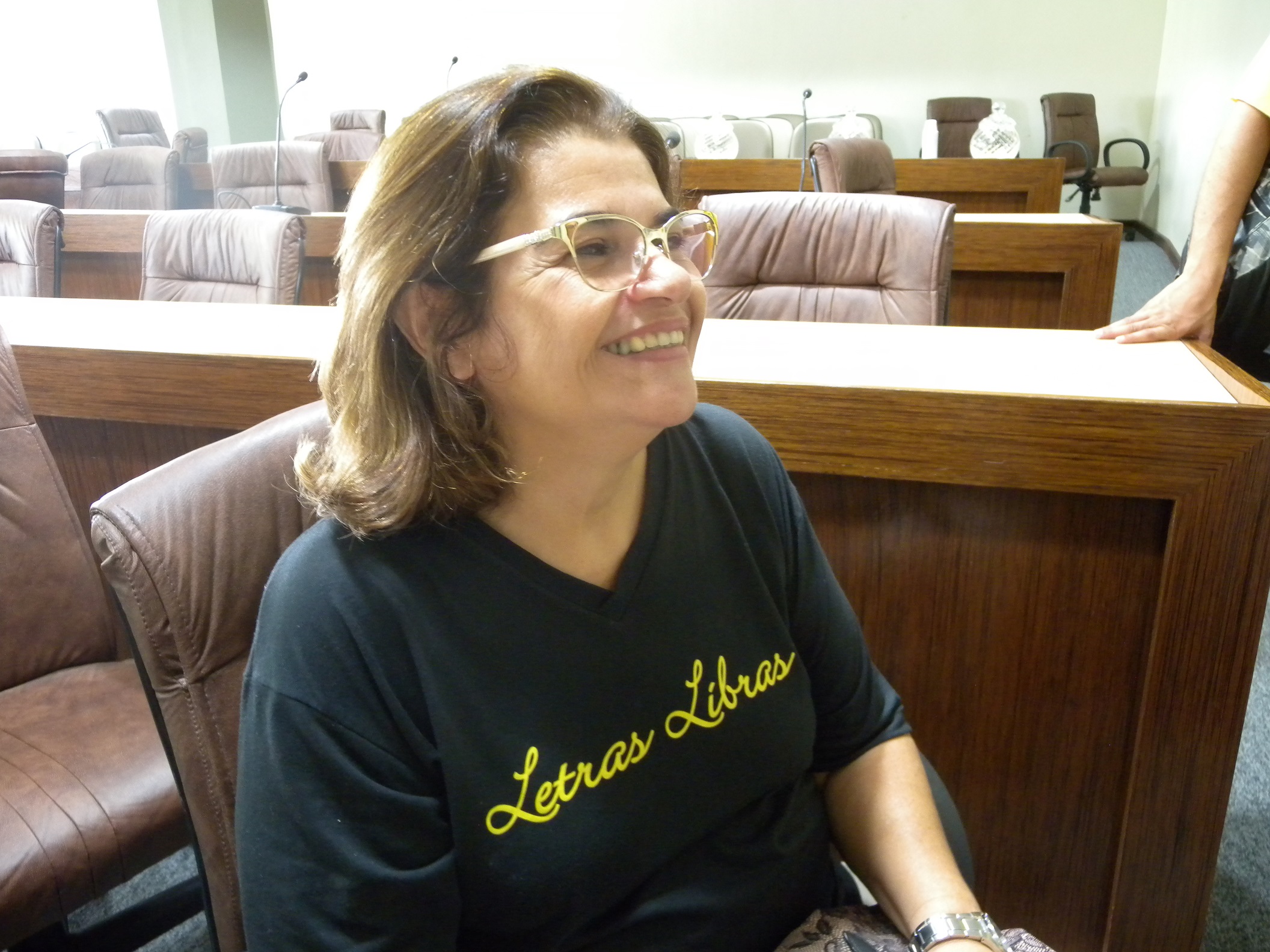 Professora Cleide Faye, coordenadora do curso de Letras Libras