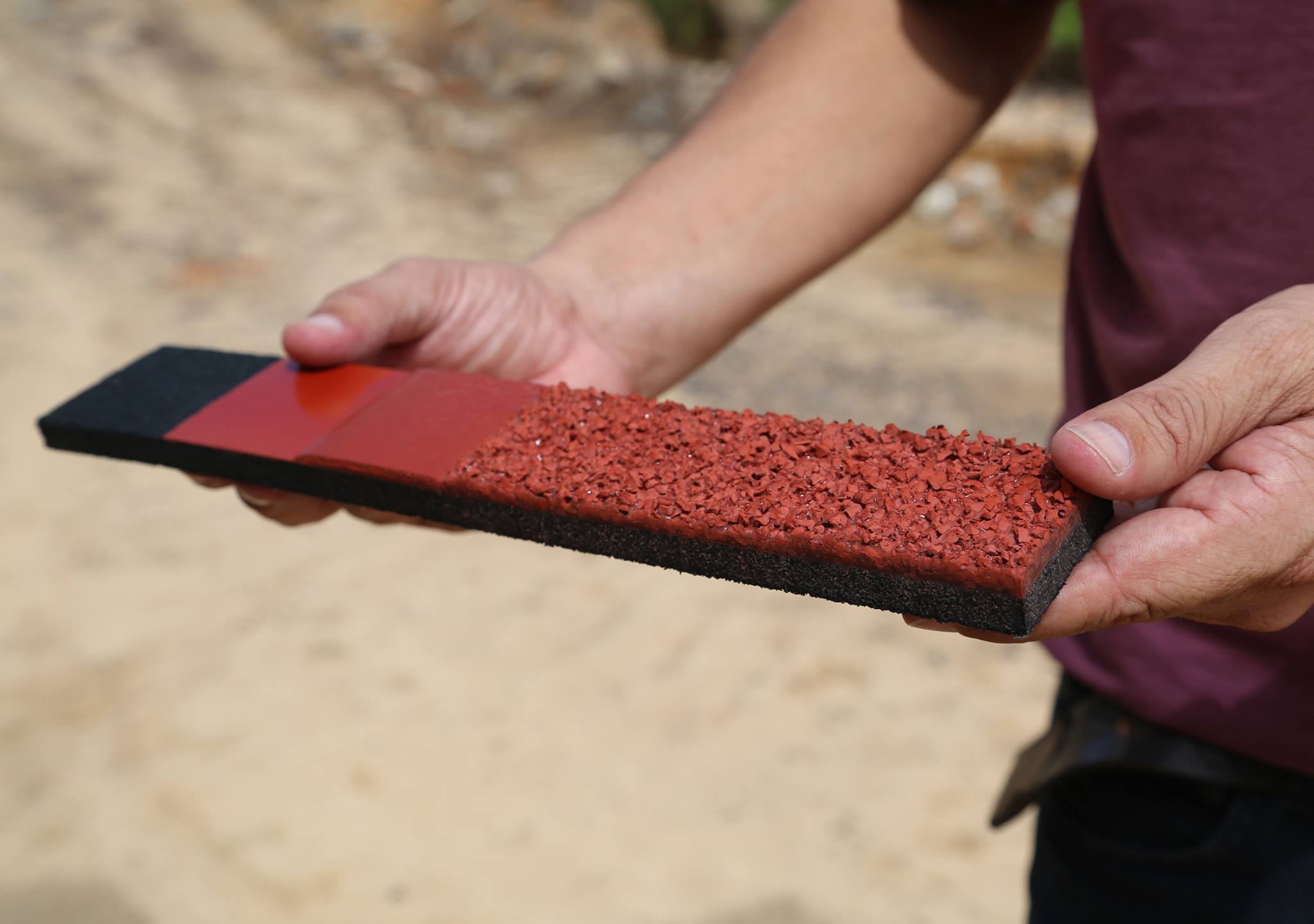 Material a ser utilizado conta com moderno sistema de absorção de impactos