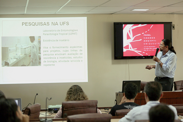 Victor Sarmento explicou de que forma as pesquisas serão aplicadas à comunidade