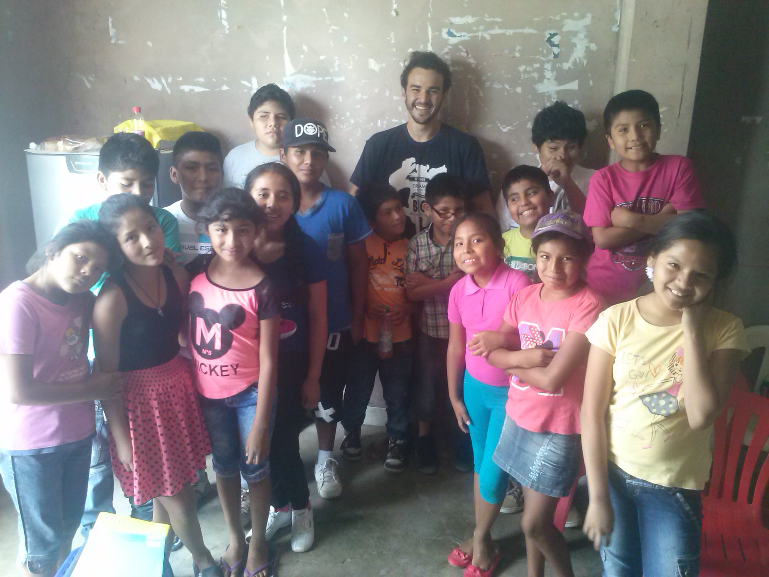 Victor atuou com crianças de 10 a 14 na erradicação de problemas com bullying.