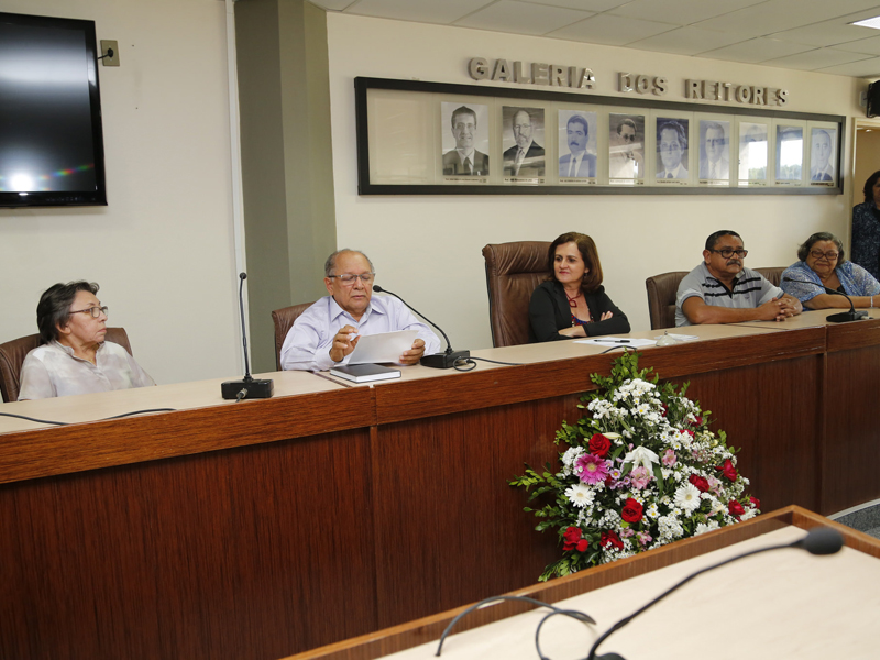 Judite, Carlos Roberto, Conceição, Manoel Messias e Marly: emoção marcou o evento.